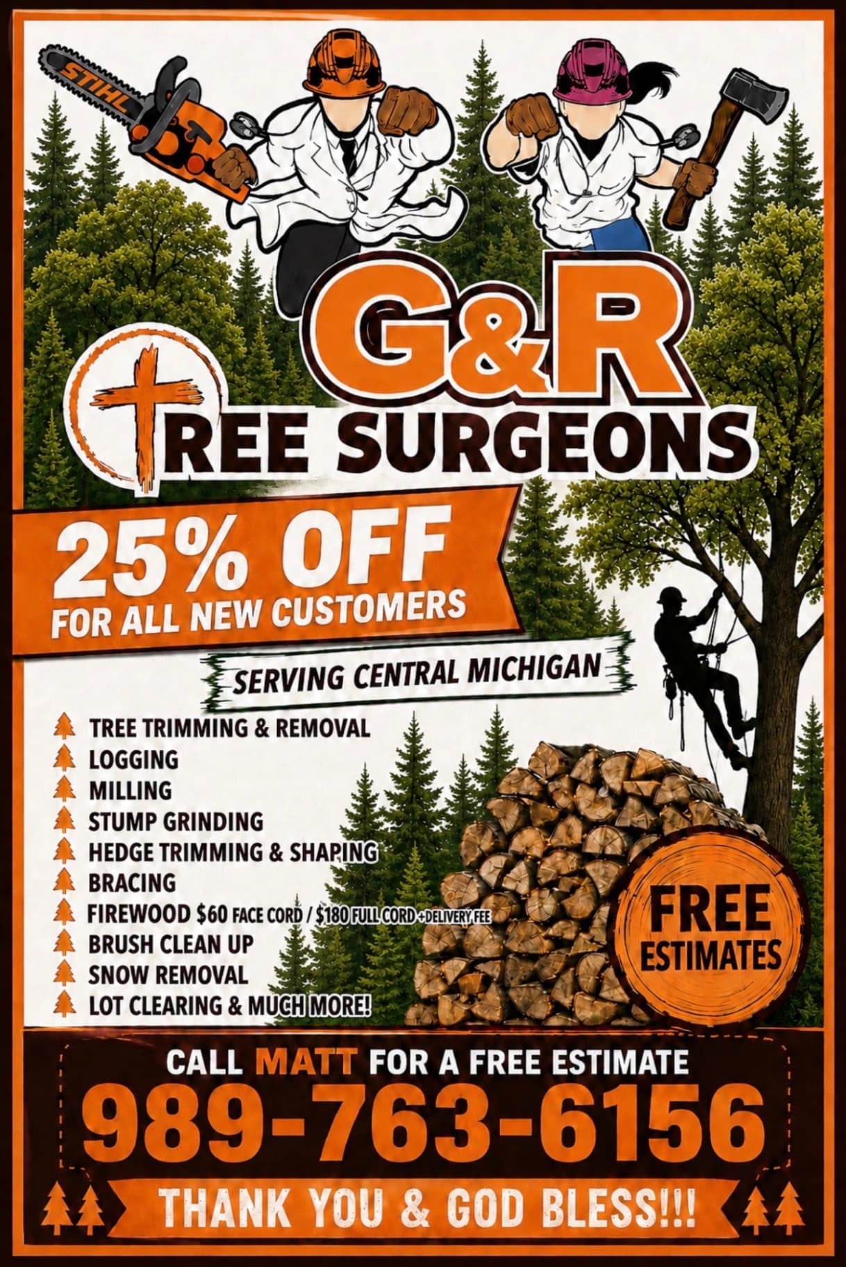 Tree Trimming photo — G & R Tree Surgeons